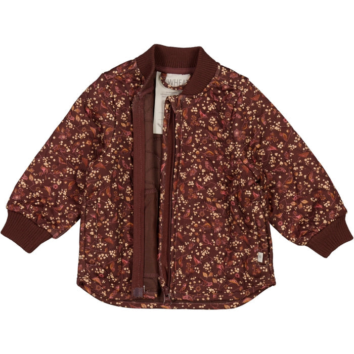 Wheat Outerwear Thermo Jacket Loui Thermo 2751 maroon birds