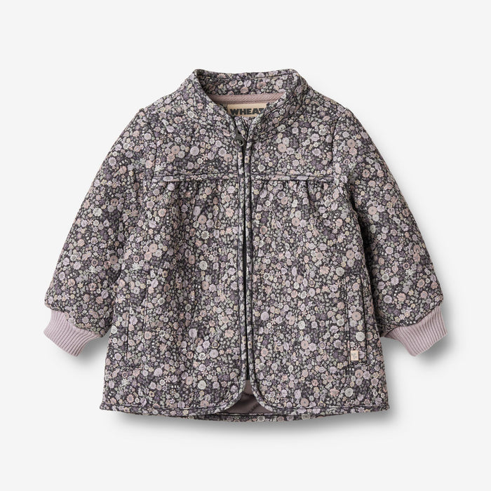 Wheat Outerwear Thermo Jacket Thilde Jacket 9527 black sea flowers