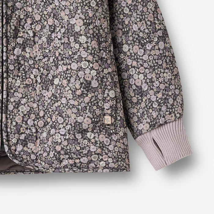 Wheat Outerwear Thermo Jacket Thilde Jacket 9527 black sea flowers