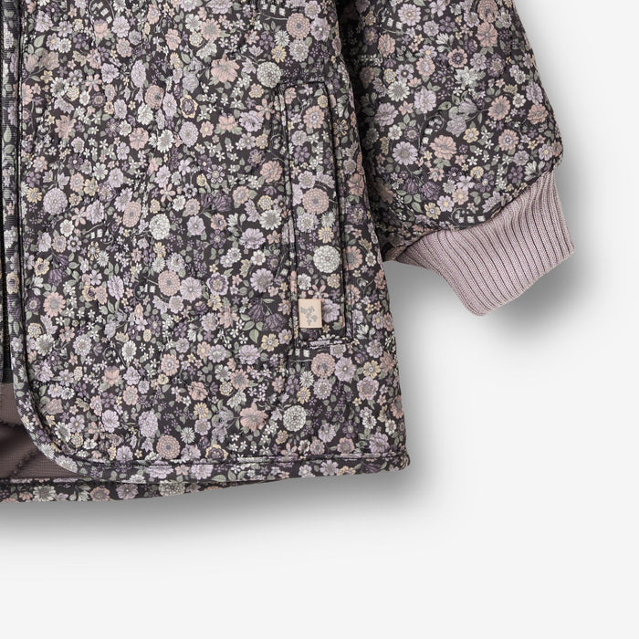 Wheat Outerwear Thermo Jacket Thilde Jacket 9527 black sea flowers