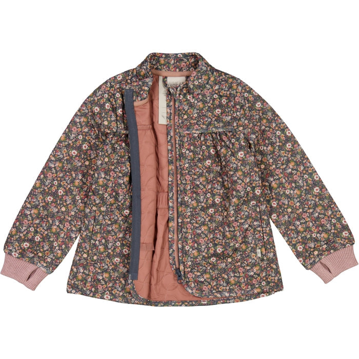 Wheat Outerwear Thermo Jacket Thilde Thermo 1063 ink flowers