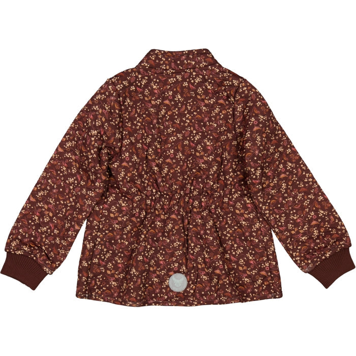 Wheat Outerwear Thermo Jacket Thilde Thermo 2751 maroon birds