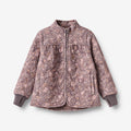 Wheat Outerwear Thermo Jacket Thilde Jacket 9565 purple stone flowers