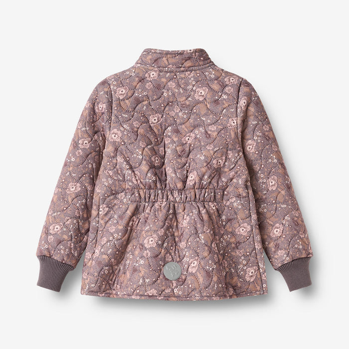 Wheat Outerwear Thermo Jacket Thilde Jacket 9565 purple stone flowers