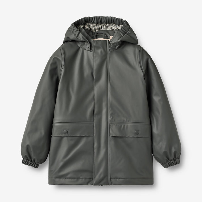 Wheat Outerwear Thermo Rain Coat Aju Jacket 0419 dark shadow