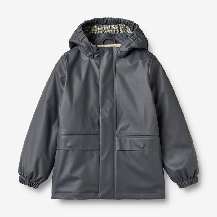 Wheat Outerwear Thermo Rain Coat Aju Jacket 1292 greyblue