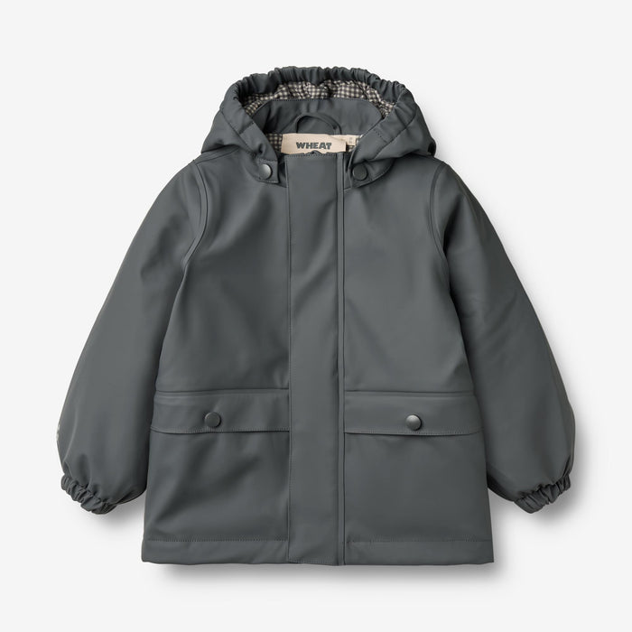Wheat Outerwear Thermo Rain Coat Aju Jacket 1292 greyblue