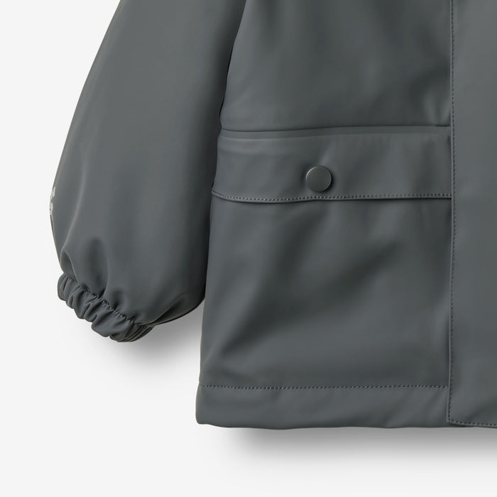 Wheat Outerwear Thermo Rain Coat Aju Jacket 1292 greyblue