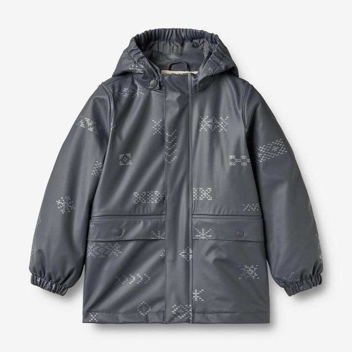 Wheat Outerwear Thermo Rain Coat Aju Jacket 9805 reflective jacquard