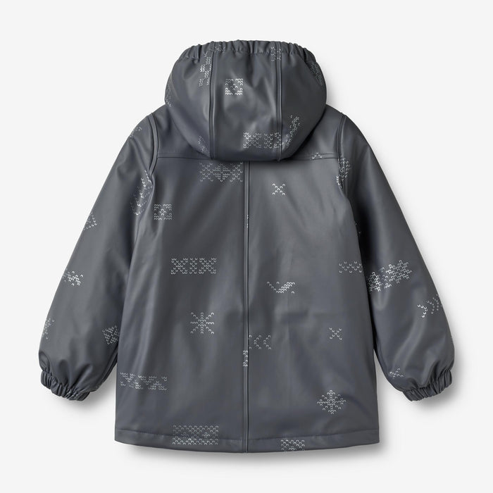 Wheat Outerwear Thermo Rain Coat Aju Jacket 9805 reflective jacquard