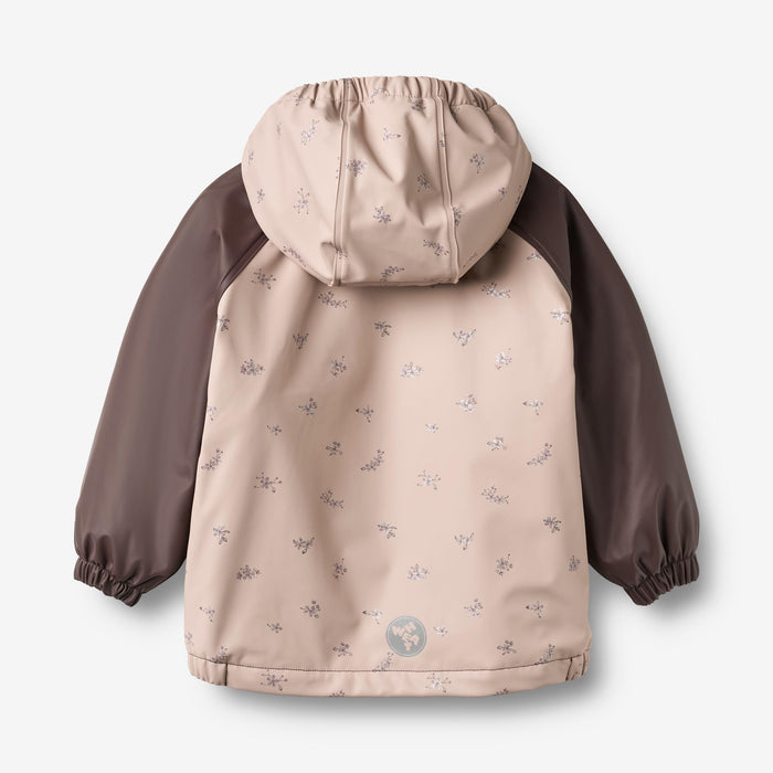 Wheat Outerwear Thermo Rain Jacket Ajojo Jacket 9620 chocolate plum