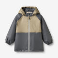 Wheat Outerwear Thermo Rain Jacket Ajojo Jacket 1292 greyblue
