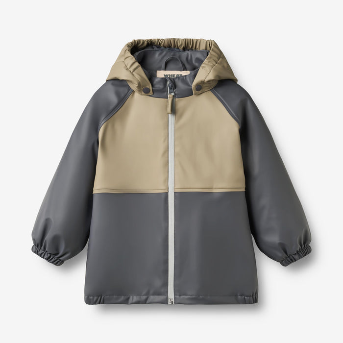 Wheat Outerwear Thermo Rain Jacket Ajojo Jacket 1292 greyblue