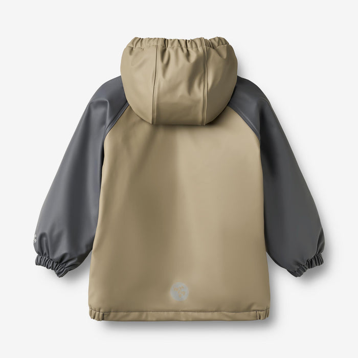 Wheat Outerwear Thermo Rain Jacket Ajojo Jacket 1292 greyblue