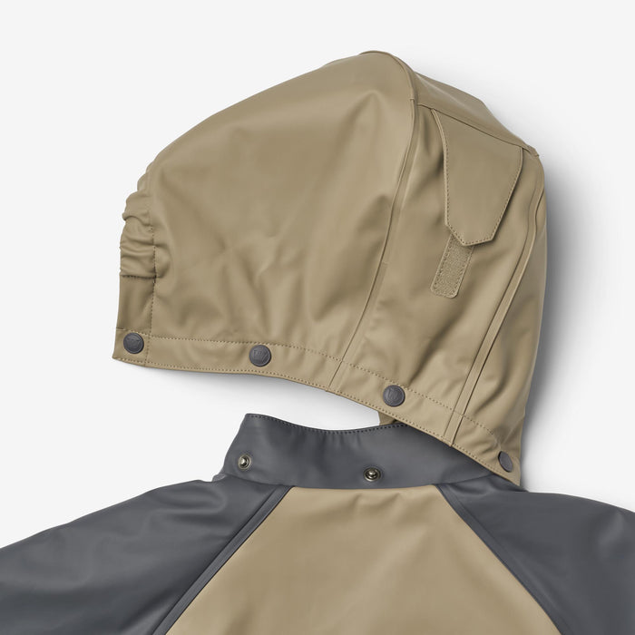 Wheat Outerwear Thermo Rain Jacket Ajojo Jacket 1292 greyblue