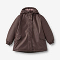 Wheat Outerwear Thermo Rain Jacket Rika Jacket 9620 chocolate plum