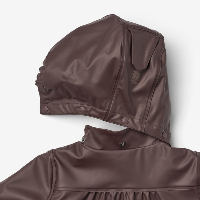Wheat Outerwear Thermo Rain Jacket Rika Jacket 9620 chocolate plum
