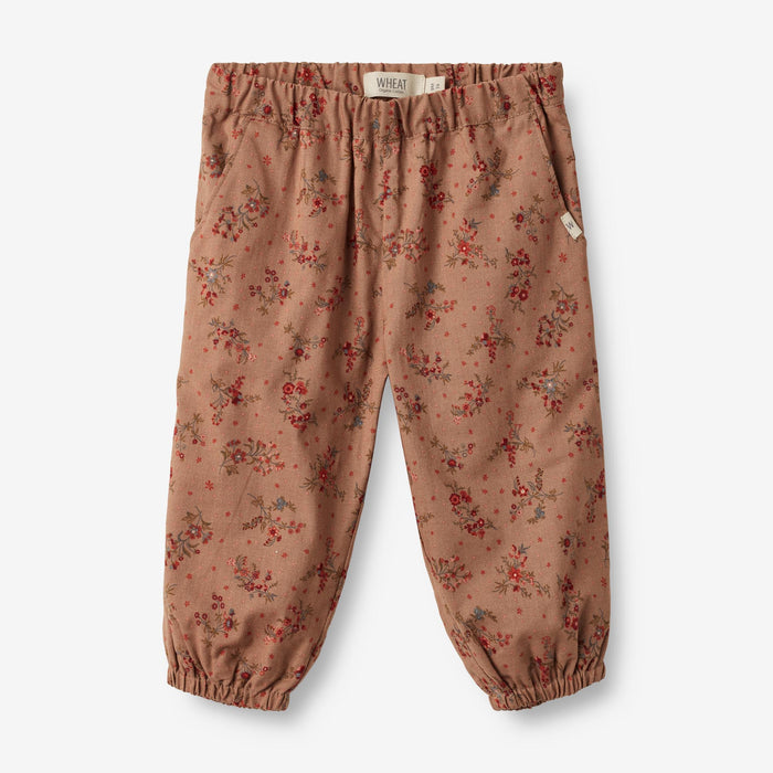 Wheat Main Trousers Malou Lined | Baby Trousers 2122 berry dust flowers