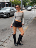 Two Lovers Low Rise Short Black