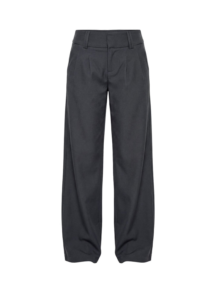 Introducing Two Lovers Low Rise Pants Slate in womens-regular-pants Princess Polly