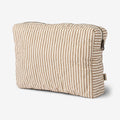 Wheat Main Wash Bag Large Ziggi Home 9524 cappucino stripe