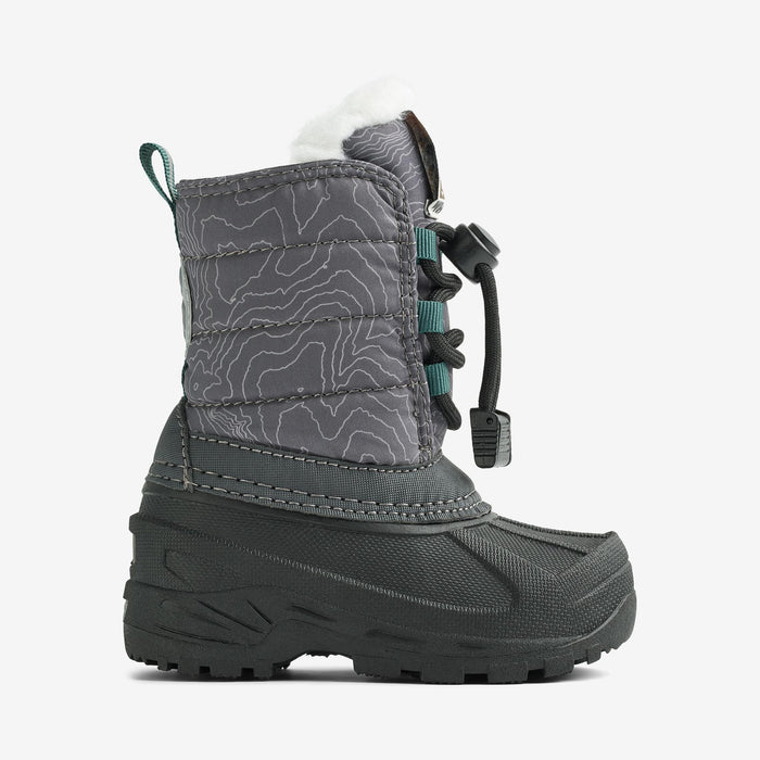 Wheat Footwear Winterboot Aleex Winter Footwear 9872 dark reflective map