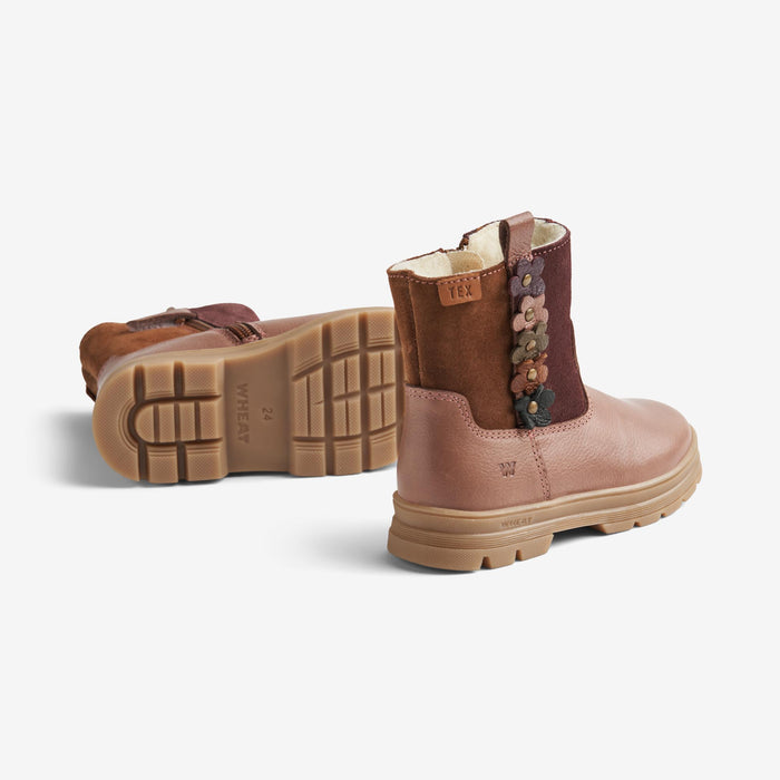 Wheat Footwear Winterboot Flori Tex Winter Footwear 2163 dusty rouge
