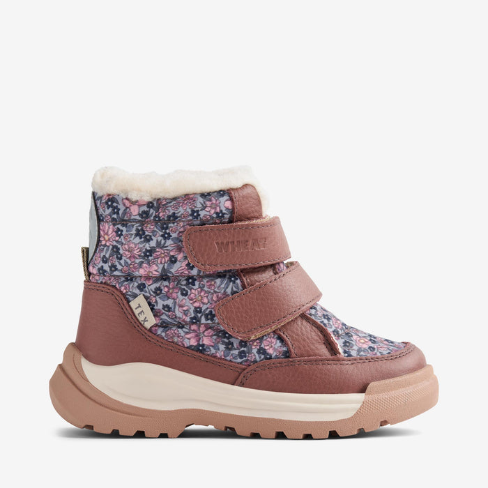 Wheat SMU Winterboot Millas Tex Winter Footwear 1177 purple tulips