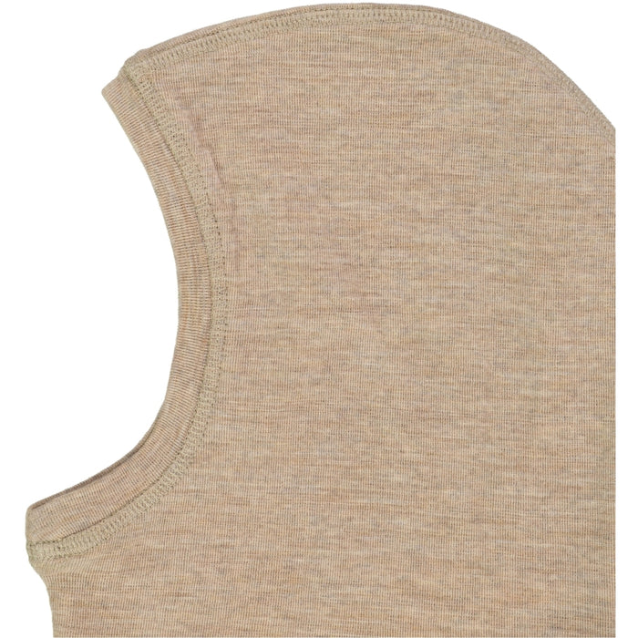 Wheat Wool Wool Balaclava Accessory 3204 khaki melange
