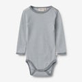 Wheat Wool Wool Body L/S Lucca Underwear/Bodies 1522 cloudy sky stripe