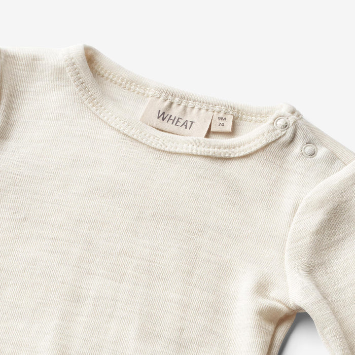 Wheat Wool Wool Body L/S Lucca Body 1141 eggshell melange