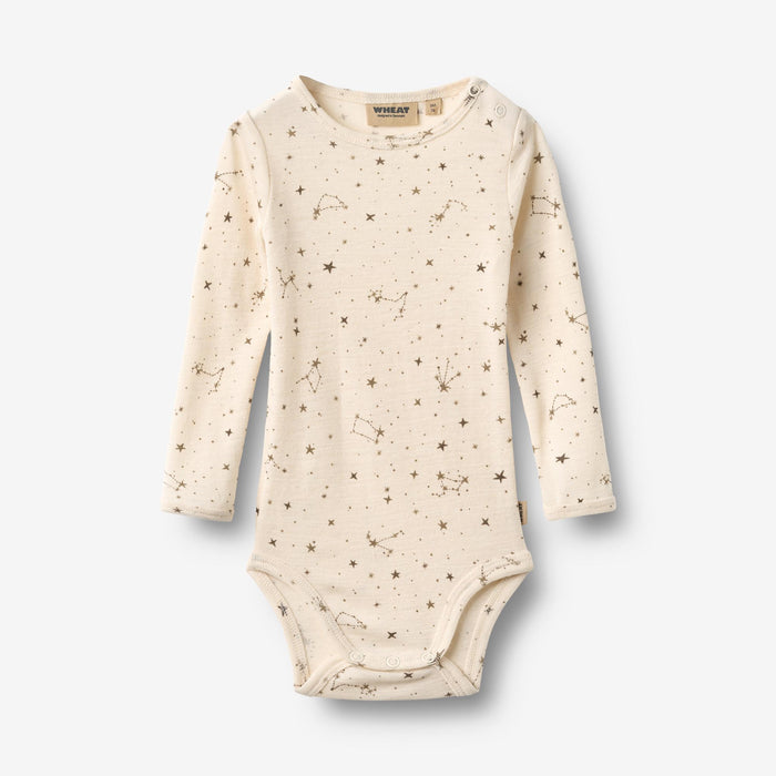 Wheat Main Wool Body L/S Lucca Body 9732 eggshell stars