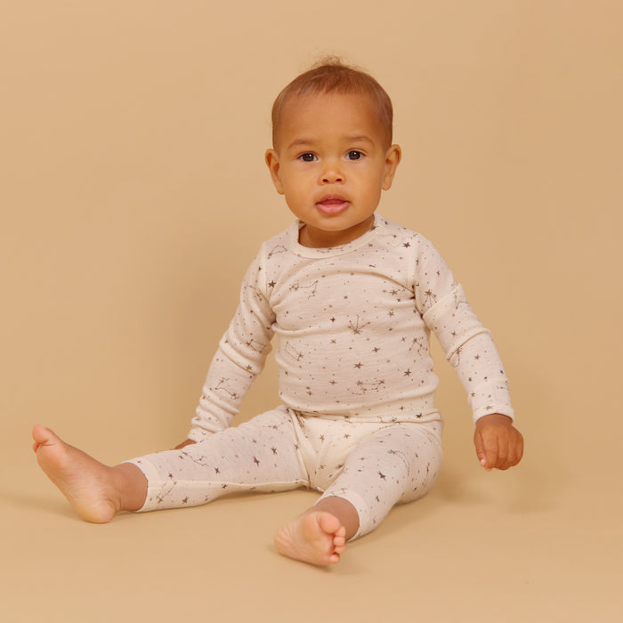 Wheat Main Wool Body L/S Lucca Body 9732 eggshell stars