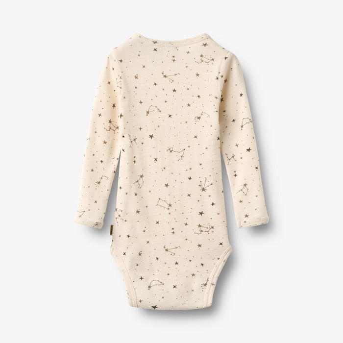 Wheat Main Wool Body L/S Lucca Body 9732 eggshell stars