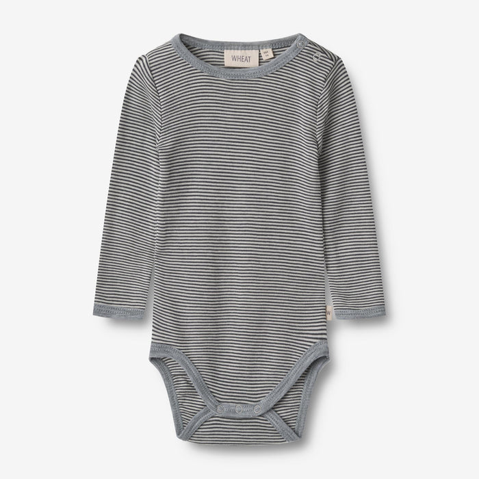 Wheat Wool Wool Body L/S Lucca Body 1433 navy stripe
