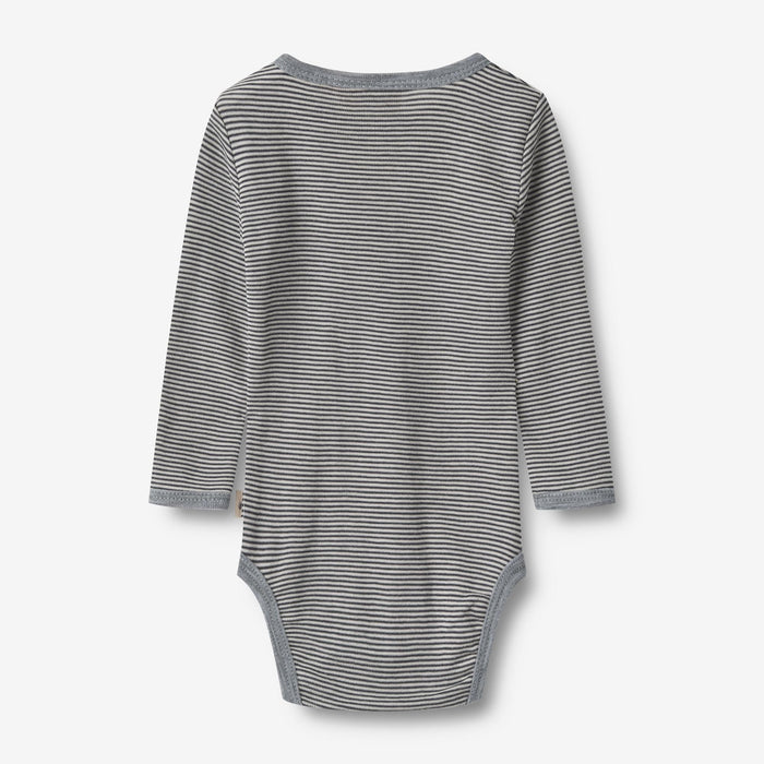 Wheat Wool Wool Body L/S Lucca Body 1433 navy stripe
