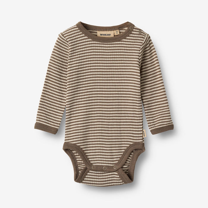 Wheat Wool Wool Body L/S Lucca Body 9578 wood stripe
