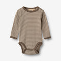 Wheat Wool Wool Body L/S Lucca Body 9578 wood stripe