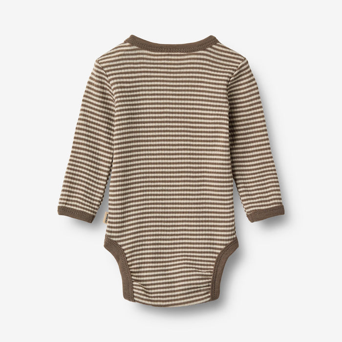 Wheat Wool Wool Body L/S Lucca Body 9578 wood stripe