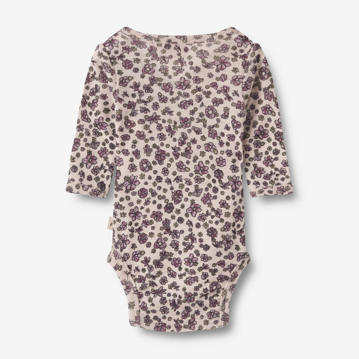 Wheat Wool Wool Body L/S Willow Underwear/Bodies 1114 autumn flowers