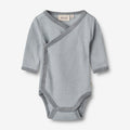 Wheat Wool Wool Body L/S Willow Underwear/Bodies 1522 cloudy sky stripe
