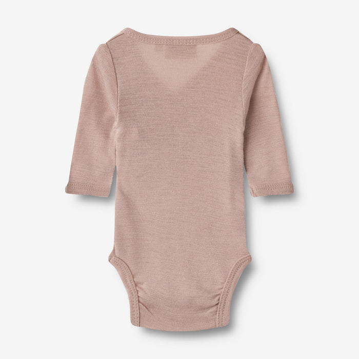 Wheat Wool Wool Body L/S Willow Underwear/Bodies 1135 dry rose