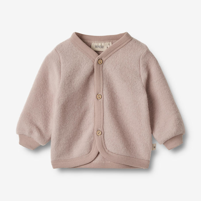 Wheat Wool Wool Fleece Cardigan Kari Sweatshirt 1135 dry rose