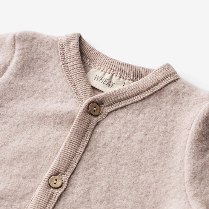 Wheat Wool Wool Fleece Cardigan Kari Sweatshirt 1135 dry rose