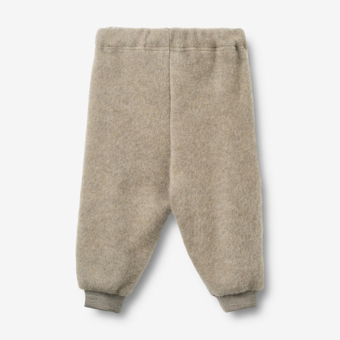 Wheat Outerwear Wool Fleece Trousers Kinnie Trousers 3204 khaki melange