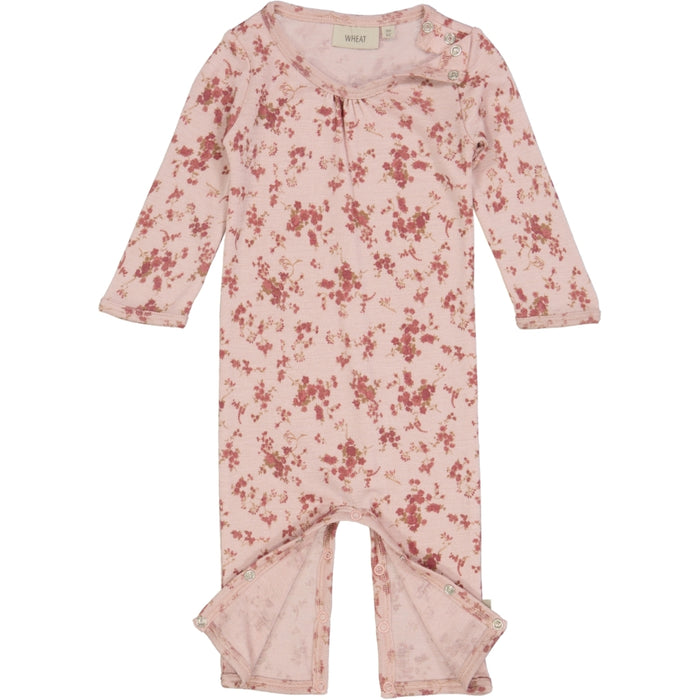 Wheat Wool Wool Jumpsuit Gatherings Jumpsuit 2475 rose flowers