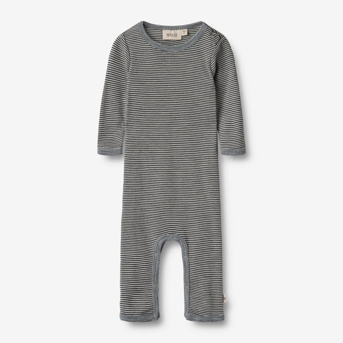 Wheat SMU Wool Jumpsuit L/S Haven Jumpsuit 1433 navy stripe