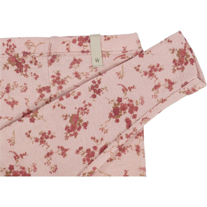Wheat Wool Wool Leggings Legging 2475 rose flowers