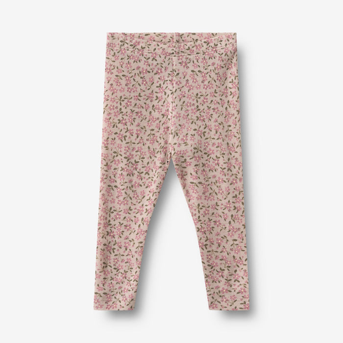 Wheat Main Wool Leggings Agi Legging 1359 pale lilac flowers