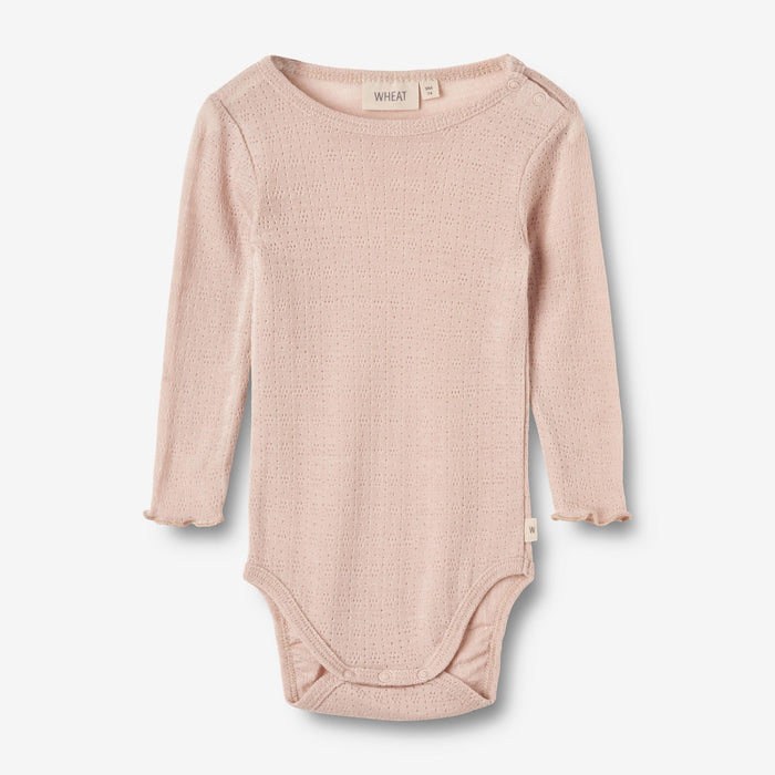 Wheat Wool Wool Silk Body L/S Liea Underwear/Bodies 1356 pale lilac